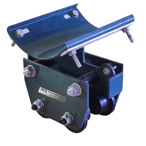 AES Manual Heavy Duty Cable Trolley for EOT Crane | Steel Cable Carrier Trolley for I-Beam | For Round & Flat Cables | Festoon System for Overhead, Gantry & Hoist Applications (I‑Beam Trolley 6001)-image-10
