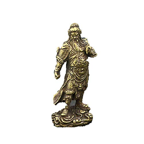 Dieu de la Richesse Guan Gong en laiton : rompez la monotonie de votre décoration