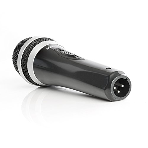 Movo MV-M1 Dynamic XLR Cardioid Handheld Vocal Microphone for Performances, Instruments, & Live Recording