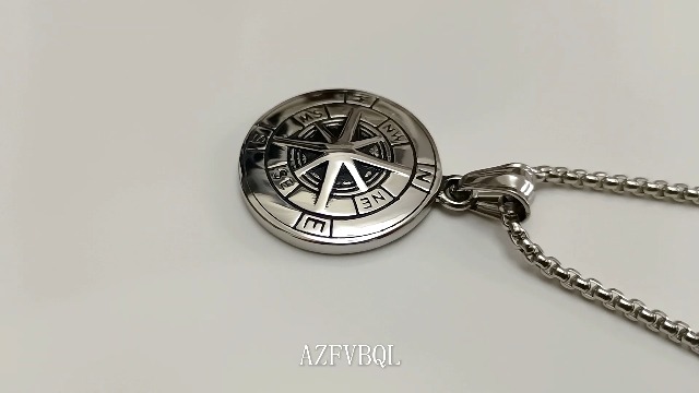 美品　vasco ANCHOR COMPASS NECKLACE SILVER 美品 vasco ANCHOR COMPASS NECKLACE SILVER 美品 vasco ANCHOR