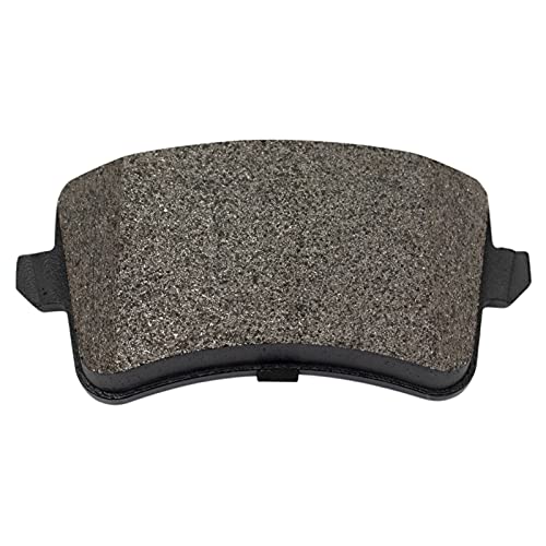Image of TRQ Rear Brake Pad and Rotor Set Semi Metallic Compatible with 2013-2016 Audi Q5 2010-2016 S4 2010-2017 S5 2014-2017 SQ5