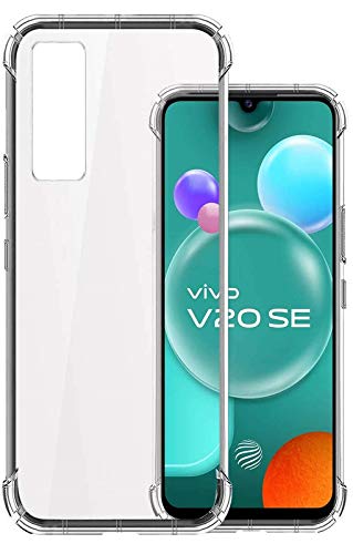 PrimeLike Silicone Shockproof Bumper Ultra Clear Slim Anti-Slip Grip Soft Flexible Back Cover For Vivo V20 Se / V2022 (Transparent) (B08VVWZVG5) Amazon Price History, Amazon Price Tracker