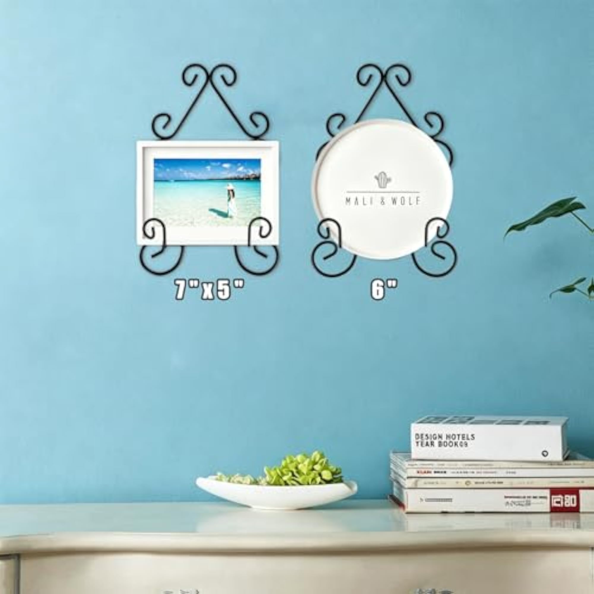 Plate Stand Holder for Wall Hanging Display Rack