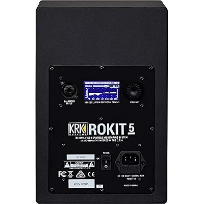 KRK RP5 Rokit G4 Studio Monitor, Black (RP5G4-NA)