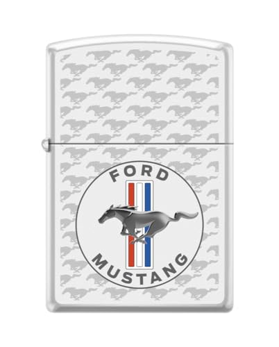 Encendedor Zippo diseño Ford Mustang a prueba de viento miniatura 1