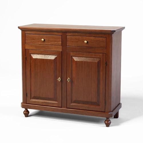 Mar.c.a. Design - TV-Schrank für den Boden, Farbe Weiß matt, aus Pappelholz mit seitlicher Tür, 3 Schubladen und einem Fach, Möbel für Wohnzimmer, Shabby Chic, Arte Povera