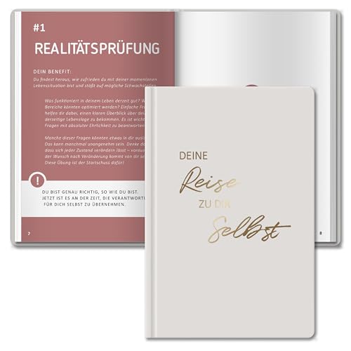 Date mit mir selbst, Achtsamkeitstagebuch A5 - Meine Reise zu mir selbst: 23 Übungen für mehr Selbsterkenntnis, Cover-Varianten, Inspirierende Fragen über deine Wünsche & Ziele, Selbstliebe buch