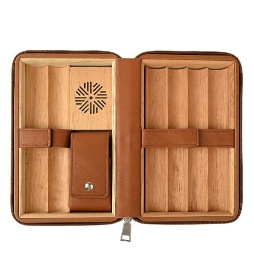 Cave à cigares en cuir et bois précieux CIGAGROL écrin de protection durable