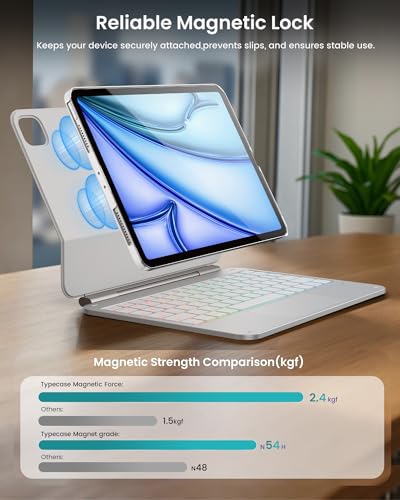 Clavier typecase iPad Air 11 M4 en fibre de carbone premium - 3