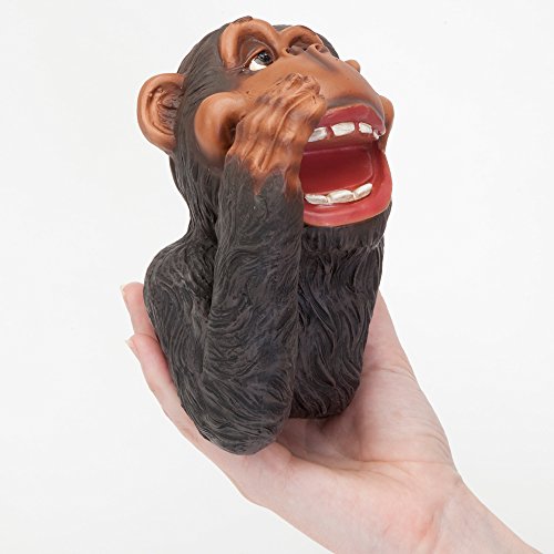 Bits and Pieces - Monkey Tree Hugger - Garden Peeker Yard Art - Outdoor Tree Hugger Sculpture Garden Decoration