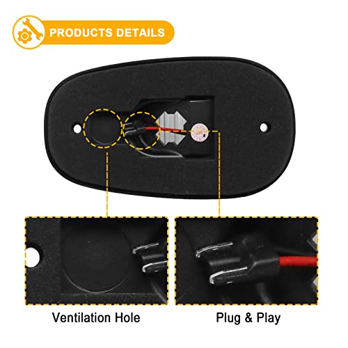 R&F Auto Led Cab Lights 5Pcs Clear Lens Cab Roof Marker Lights Compatible With Ram 1500 2500 3500 (2003-2018) Pickup Trucks Roof Running Lamps #TOP4