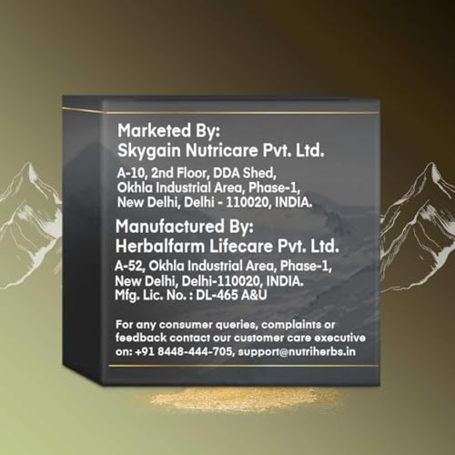 Image of NUTRI HERBS Shilajit Resin Ashwagold 10g - Pure Himalayan Shilajit| Stamina, Energy & Muscle Building Supplement | Stamina Booster with Ashwagandha & Swarna Bhasma | Gym & Endurance Support (30g)