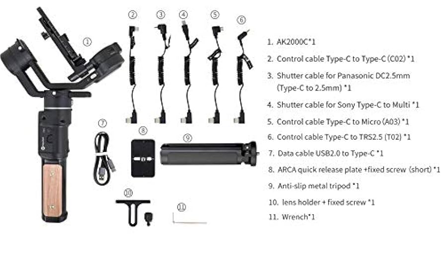 FeiyuTech AK2000C 3軸ジンバルカメラスタビライザー Amazon.co.jp: Feiyutech AK2000 3軸手持ち安定ジンバル ミラー