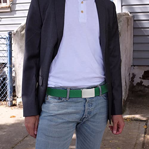Image of Falari Canvas Web Belt Fully Adjustable Cut to Fit Golf Belt Flip Top Buckle