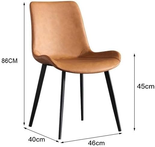 Office Chair Italian Dining Chair Light Luxury Minimalist Chair Household Metal Simple Backrest Chair Dining Room Chairs Gaming Chair