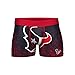 FOCO NFL Men's Officially Licensed Team Color Primary Logo Football Fan Essential Boxer Briefs Underwear - Houston Texans - Large