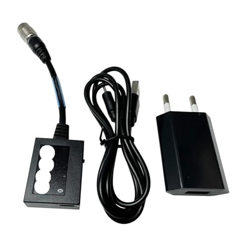 ZHANGGH Bluetooth Adapter for Top-con Hirose 6 Pin with Charger and Cable to USB for Sokkia South Total Station Data Cable FC-24LY(3 Plug)
