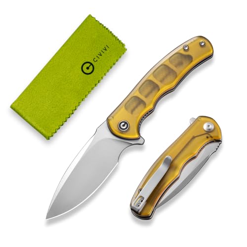 CIVIVI-Mini-Praxis-Pocket-Knife-for-EDC-Folding-Pocket-Knife-with-298-D2-Blade-Ultem-Handle-with-Flipper-for-Men-Women-C18026C-4