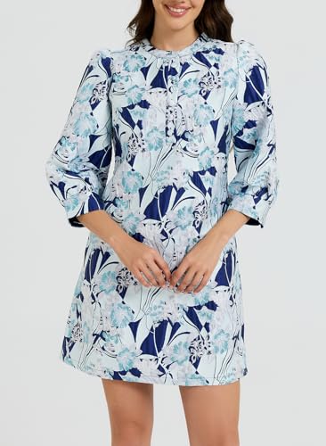 Image of Ladyful Women's Floral Jacquard Dress Cocktail Mini Shift Dresses