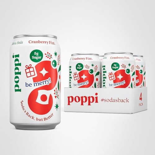 Cranberry Fizz Sparkling Drink with Apple Cider Vinegar, Seltzer ...