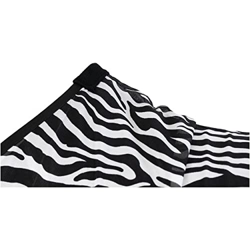 Foto von RL24 - Zebra Fliegendecke mit Kreuzgurt | reißfeste & feinmaschige Pferdedecke | Weidedecke zum Schutz vor Insekten | mit Schweifriemen & extra Langen Seiten | Outdoor-Pferdedecke | 145 cm