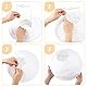 Encham Lampenschirm Gerippter Papierlaterne runde Lampion 30 cm 12 Deko für Party Garten Hochzeit Geburtstage Dekoration