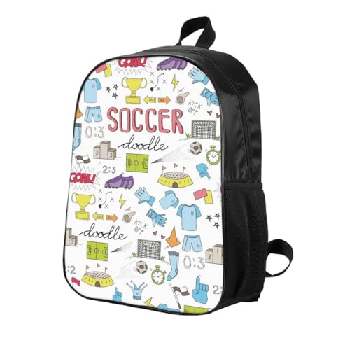 Football Backpack 17 Inches Large Capacity Casual Fashion Backpack2