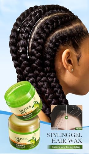 Cera para cabello con aceite de oliva y aloe vera 280g miniatura 6