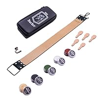 Bacher Coramella per affilare rasoi a mano libera (Regular: 56.5x5 cm) - Accessori di affilatura per rasoi e custodia