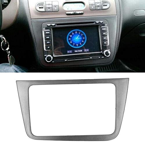 Dvd-paneelbekleding, grijs radiomontage fascia 2 Din dashboard radioframe voor Seat Altea 2004-2015 LHD
