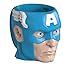 Zak Designs Marvel Comics Captain America Unique 3D Character Sculpted Ceramic Coffee Mug, Collectible Keepsake and Wonderful Coffee Mug (17 oz., Captain America, BPA-Free)