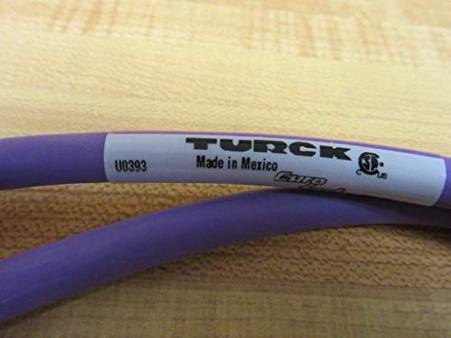 Turck 1 Meter Eurofast 5-Pole M/F Cordset, Rssw Rksw 456-1M, 250V, 4A By Turck #TOP2