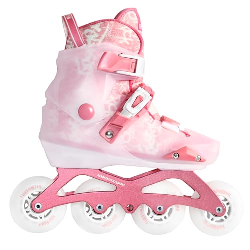 Tuosamtin Patines En Línea Para Mujeres Adultas Y Niñas, Patines En Línea Para Interiores Y Exteriores Con Tamaño Ajustable L 4-7 Us Tuosamtin Patines En Línea Para Mujeres Adultas Y Niñas, Patines En Línea Para Interiores Y Exteriores Con Tamaño Ajustable L 4-7 Us