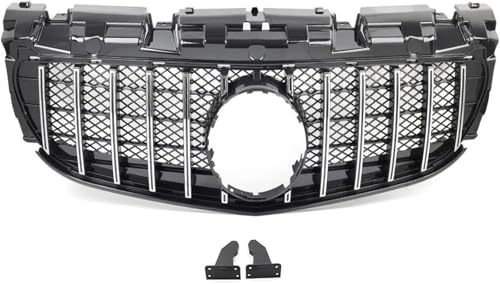 Parrilla delantera de coche para Benz Clase SLC W172 R172 2016-2020 en color negro plata