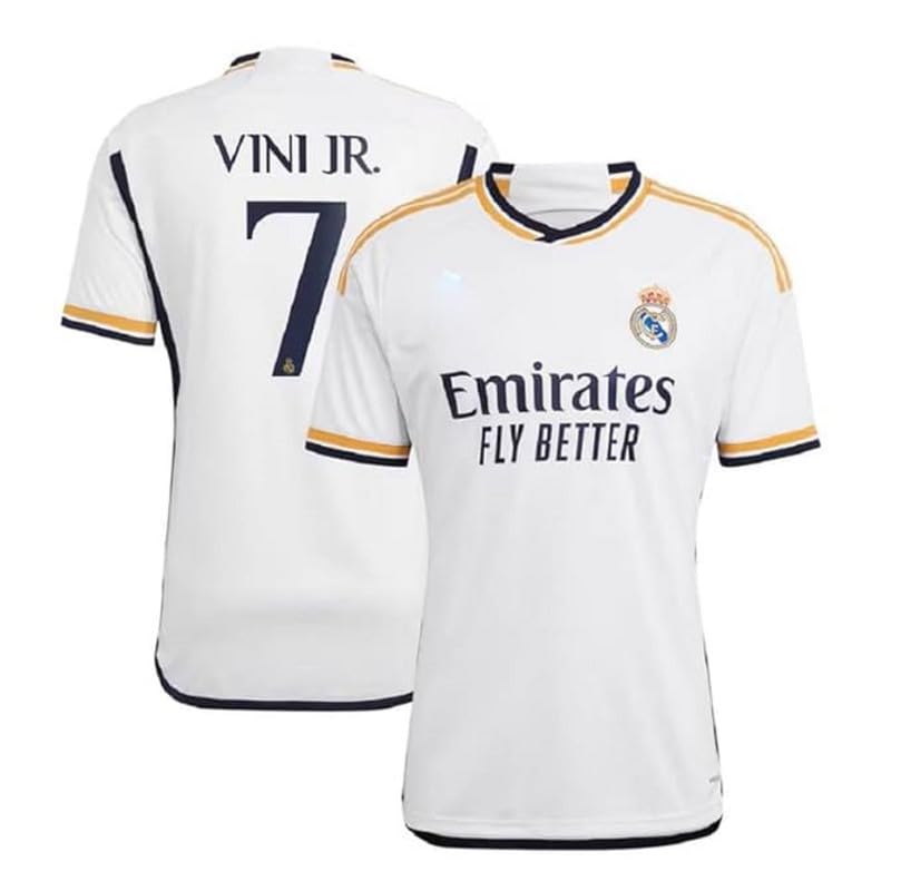 Real Football Team Vini jr Jersey (Kids,Boys,Men)