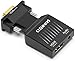 Price comparison product image VGA to HDMI Adapter, QGeeM VGA to HDMI Adapter with Audio/1080p Video Output,VGA to HDMI (Male to Female) Converter Dongle adaptador for Monitor,Computer,Laptop,Projector,VGA to HDMI Converter