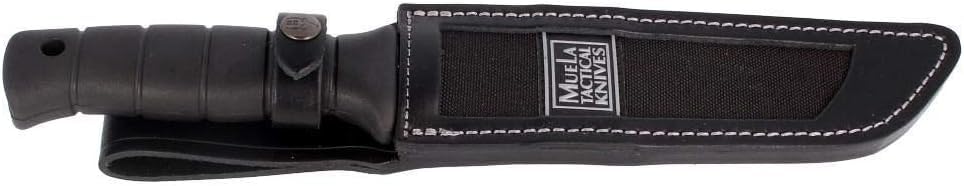 LO TRINCO YO Muela TANTO-19W hoja de acero MoVa de 19 cm y empuñadura de goma para Caza, Pesca, Supervivencia y Bushcraft