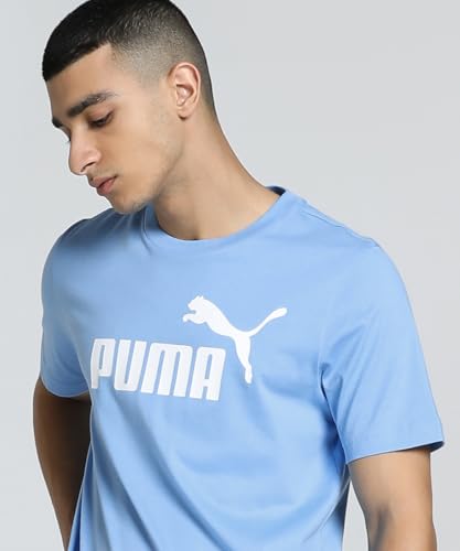 Image of Puma Men Cotton Solid Regular Fit Tees