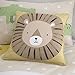 Catherine Lansfield Roarsome Animals Kissen, 100% Polyester, Natur, Cushion-43x43cm