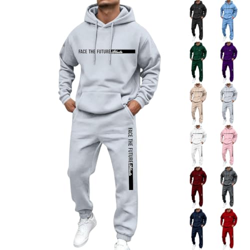 Sweat Suits Men Casual Workout Sport Jogging Track Suits Activewear - image 1