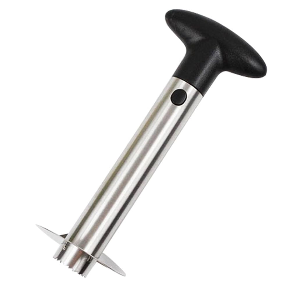 CTRLZS Stainless Steel Pineapple Peeler, Corer, Slicer, and Cutter - Easy Kitchen Tool for Effortless Fruit Preparation