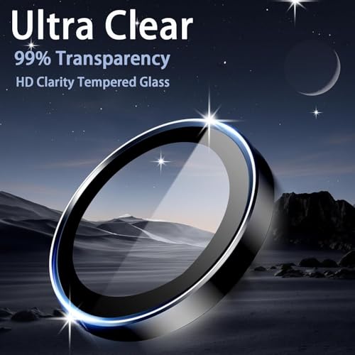 Image of Skinomi Camera Lens Protector Compatible For Samsung Galaxy S26 Ultra [Anti-Scratch] Premium Tempered Glass Film Aluminum Alloy Lens Ring Cover- White Titanium
