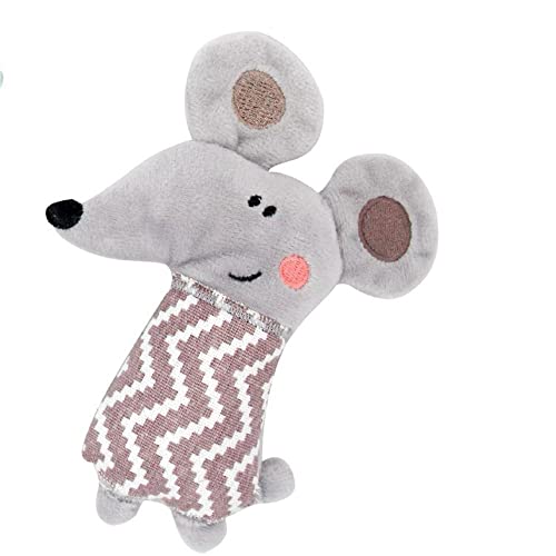 Minlia Cute Plush Cat Toy Crocodile Pet Toy Chew Toys Teaser Cat Crinkle Toys Catnip Pillows Indoor Entertaining Toys(Mouse) #TOP20