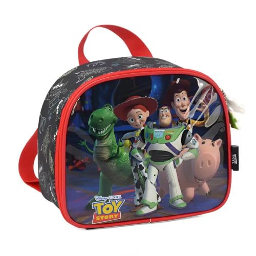 Kit Mochila De Costas Toy St ory + Lancheira Preto Luxcel