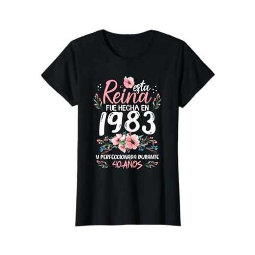 40 Años Regalo de Cumpleaños Mujer Hecha En 1983 40 Años Camiseta