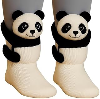 Animal Socks, 2026 New Funny Double-Layer Cotton Socks for Warmth, Cozy Fall & Winter