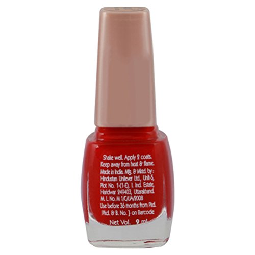 Image of Lakme True Wear Nail Color, Reds & Maroons 404, 9 ml