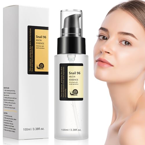 Ledeak Suero de Mucina de Caracol, 100ml Snail Mucin Serum Essence para Todo Tipo de Piel, Hidratante y Reparador Skin Care Coreano, No Graso, Absorción Rápida, Esencia Antiedad