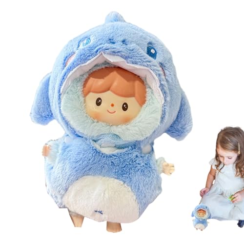 Hai Kostüm, Puppenkleidung Für Kinder, Weiche Anime-Plüschkleidung, Anzug, Outfit-Zubehör, Plüschpuppenkleidung Für Junge, Mädchen