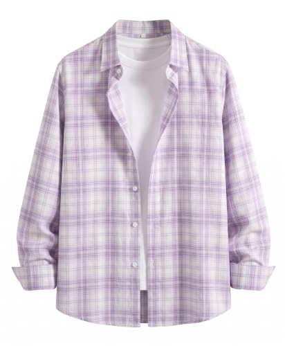 Image of Afflatus Men's Checked Casual Premium Cotton Blend Full Sleeve Regular Fit Check Shirt for Man | Stylish Checks Shirt for Casual Wear | Cotton Shirt for Men